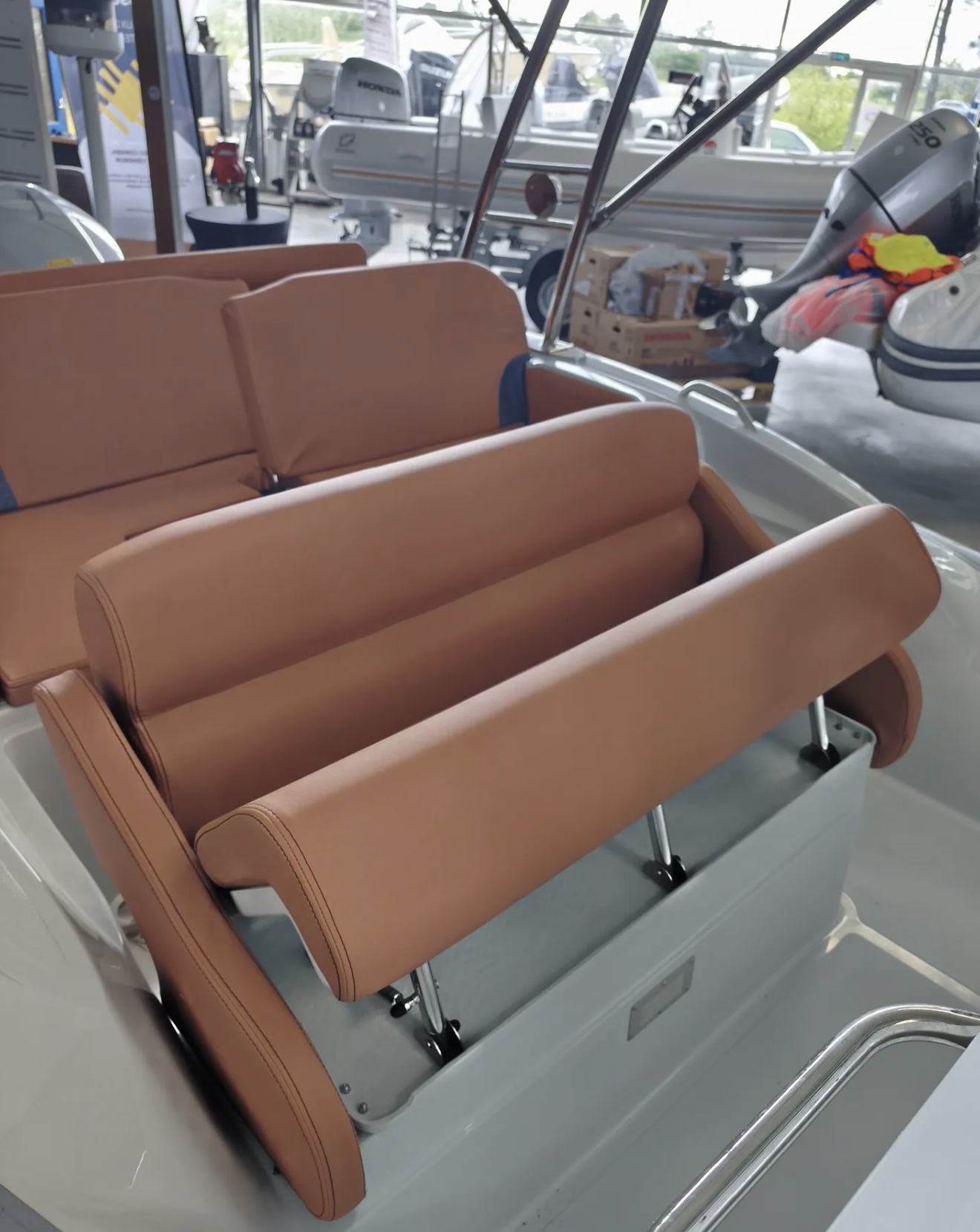 Sellerie premium tabac ZAR 61 Classic Luxury - semi-rigide luxe italien